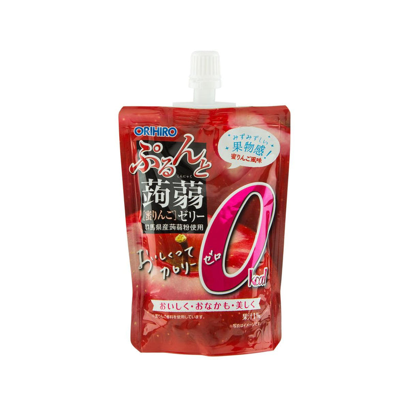 ORIHIRO Zero Calorie Konjac Jelly Drink - Honey Apple Flavor  (130g)