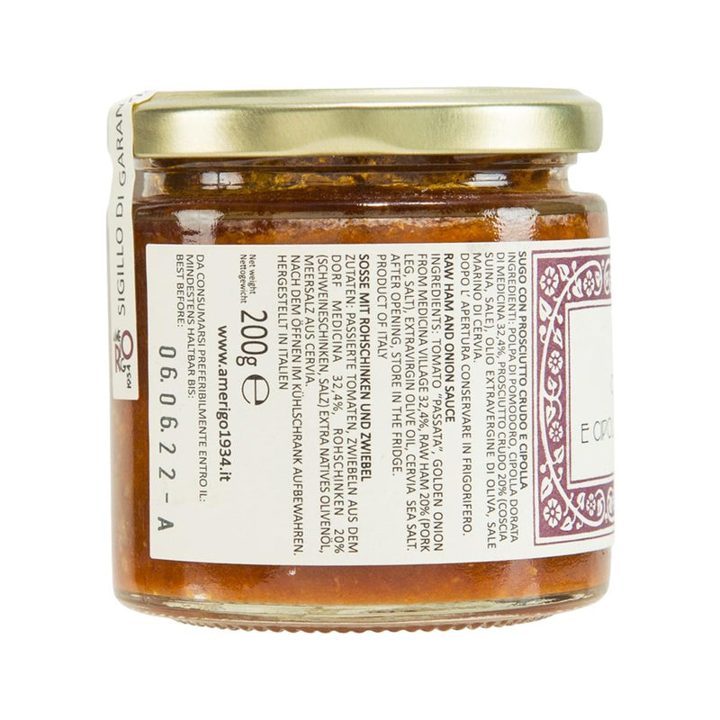 AMERIGO Raw Ham & Onion Tomato Sauce  (200g)
