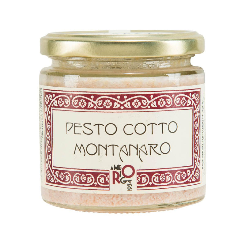 AMERIGO Cooked "Mountain Pesto" Sauce with Minced Pork, Garlic, Rosemary  (200g)