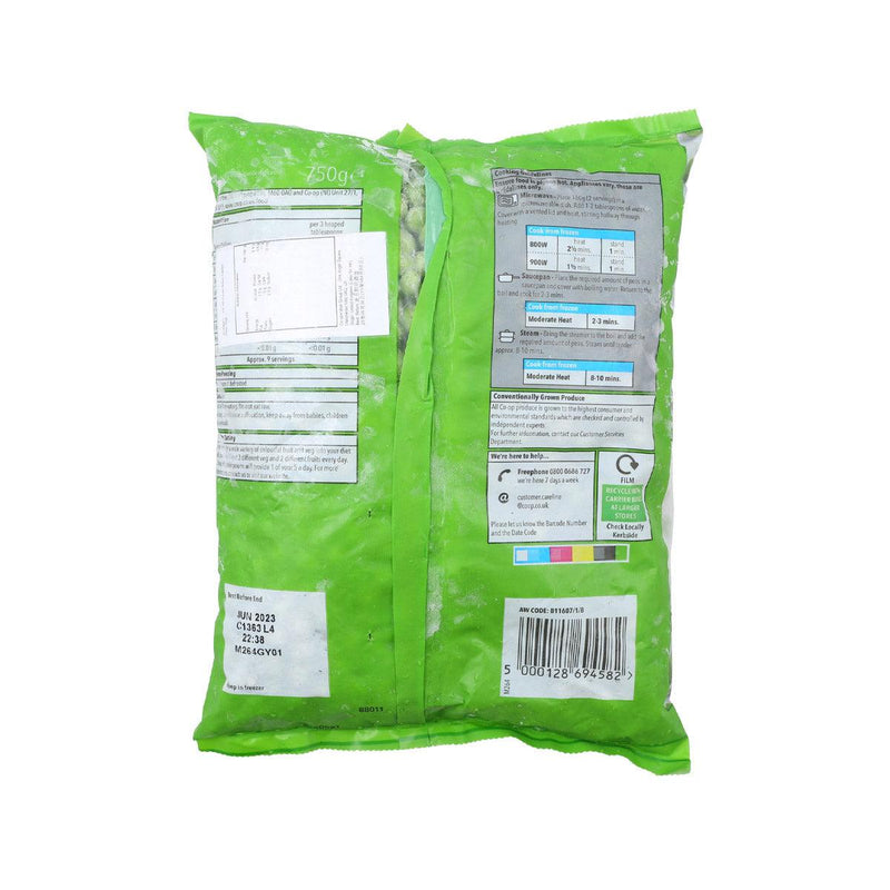 CO-OP Frozen British Garden Peas  (750g)