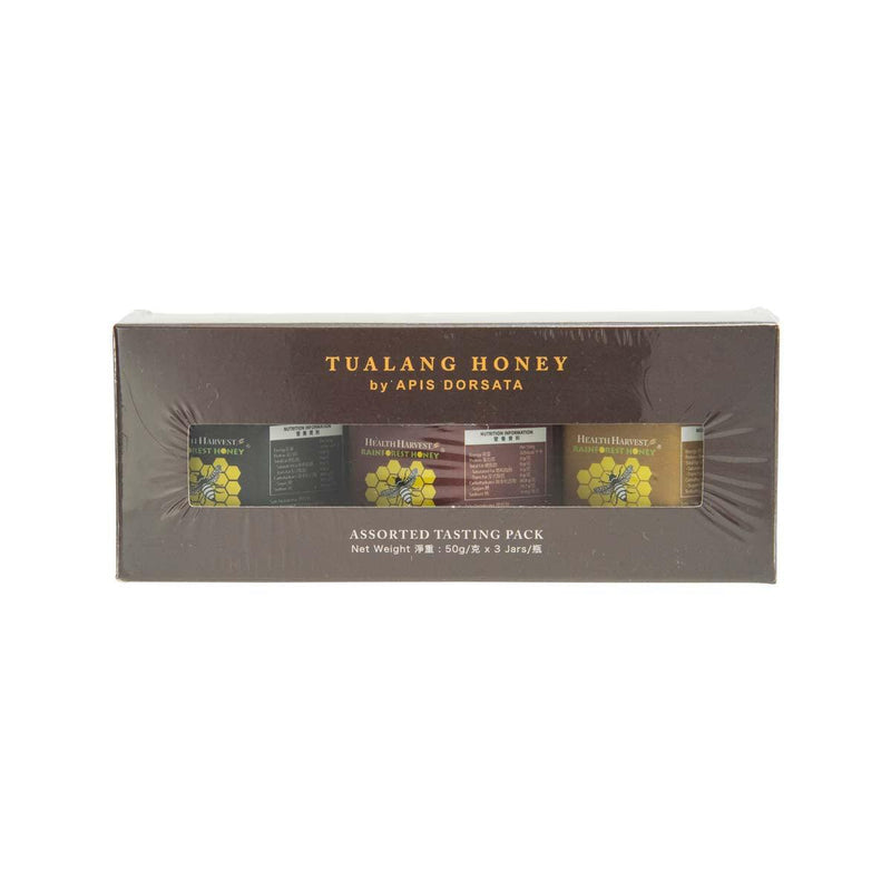 HEALTH HARVEST Tualang Honey Tasting Pack (Black, Red & Yellow Honey)  (3 x 50g)