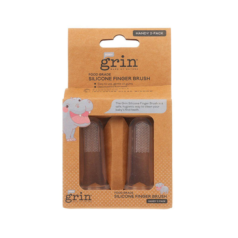 GRIN Baby Silicone Finger Brush [2pk]