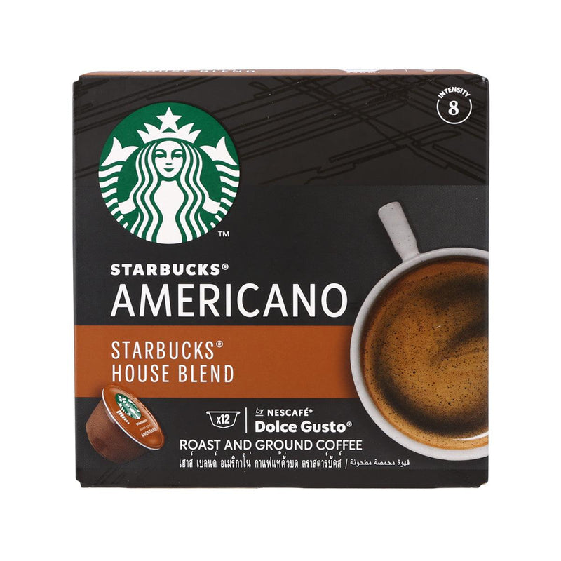 NESCAFE DOLCE GUSTO Starbucks® House Blend Americano Coffee Capsules  (102g)