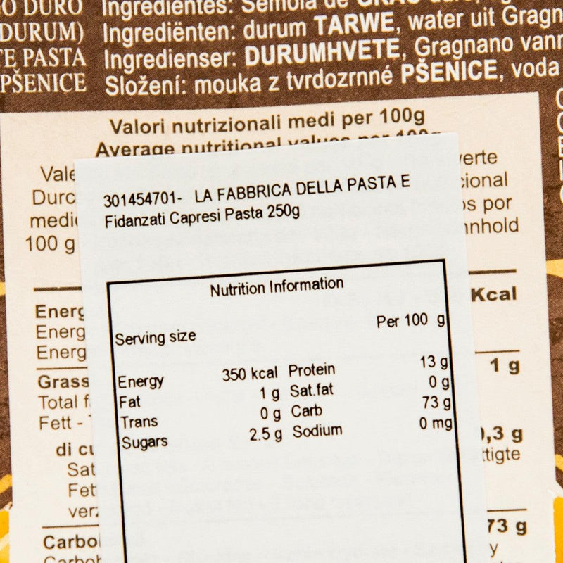 LA FABBRICA DELLA E Fidanzati Capresi Pasta  (250g)