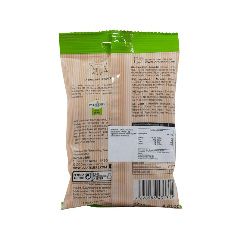 LA PATELIERE All Natural Sliced Almond  (125g)