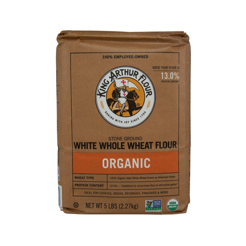 KING ARTHUR Organic White Whole Wheat Flour  (2.27kg)