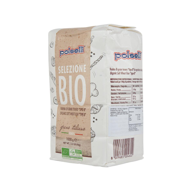 POLSELLI Organic All Purpose Flour Typo 0  (1kg)