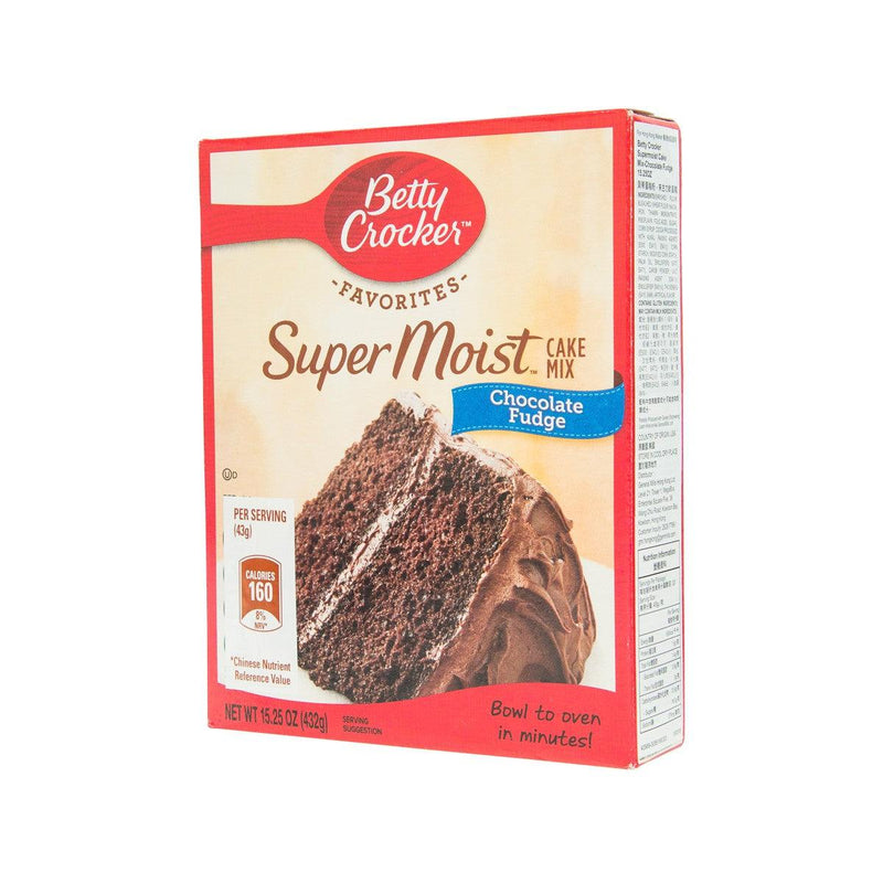 BETTY CROCKER Supermoist Cake Mix - Chocolate Fudge  (375g)