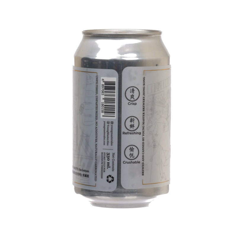 YOUNG MASTER Unfiltered Pilsner Lager (Alc. 4.5%) [Can]  (330mL)