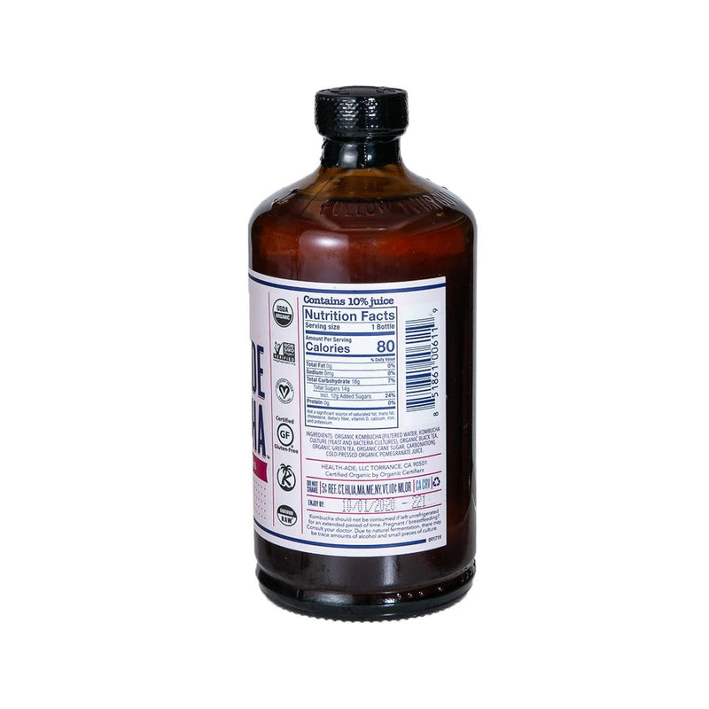 HEALTH ADE KOMBUCHA 有機紅石榴味紅茶菌飲品 (473mL)

