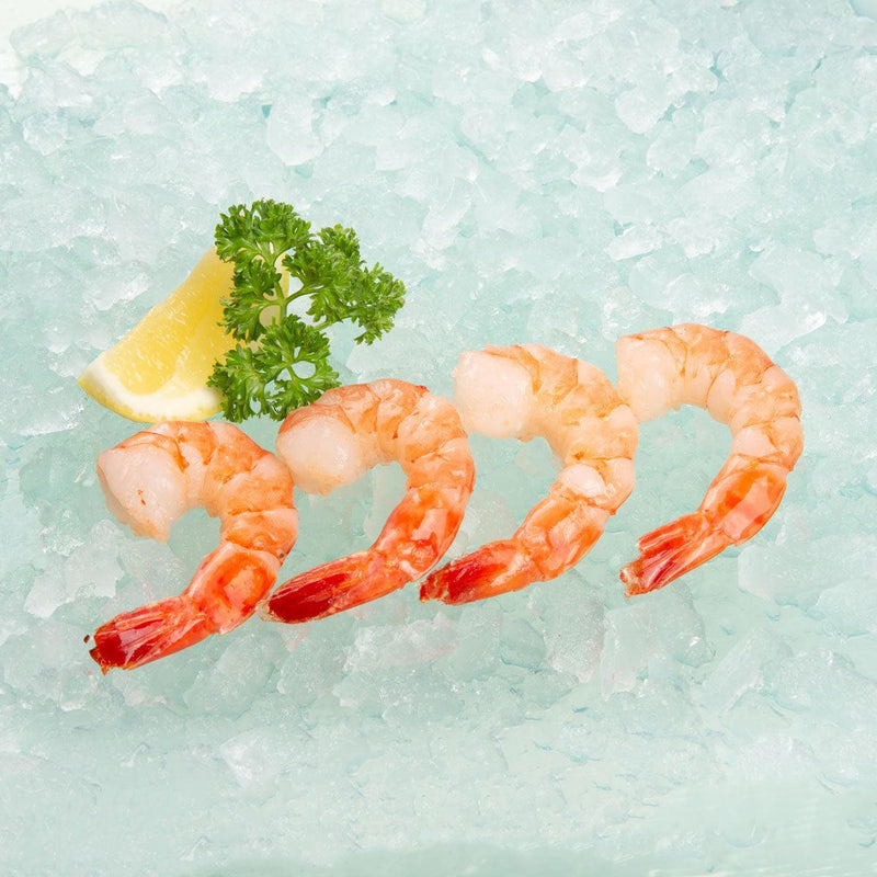 SELVA SHRIMP Vietnamese Frozen Cooked Black Tiger Prawn 26/30 (Tail On) - ASC  (800g)