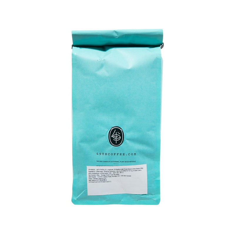 49TH PARALLEL 中度烘焙咖啡豆  (340g)