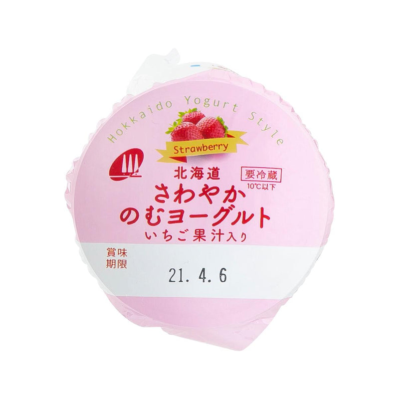 SHINSAPPORO Hokkaido Milk Yogurt Drink - Strawberry  (180g)