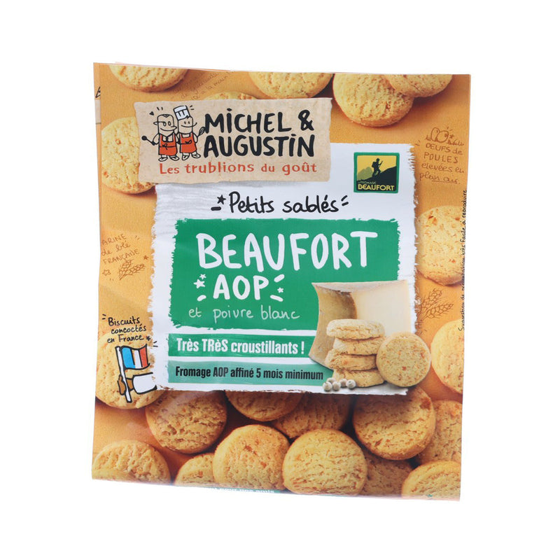 MICHEL & AUGUSTIN Butter Biscuits with Beaufort PDO Cheese and White Pepper  (100g)