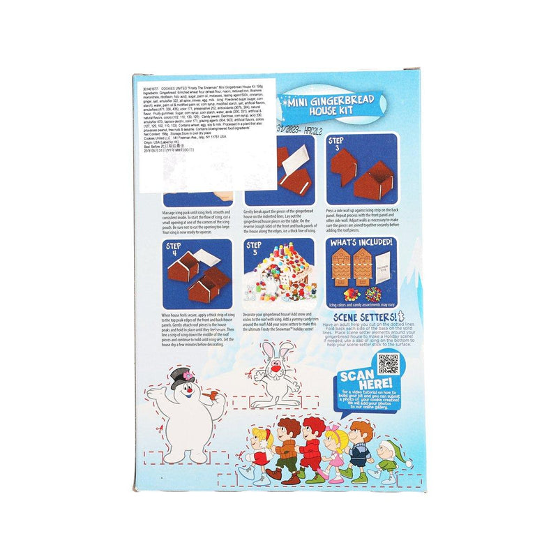 COOKIES UNITED "Frosty The Snowman" Mini Gingerbread House Kit  (198g)