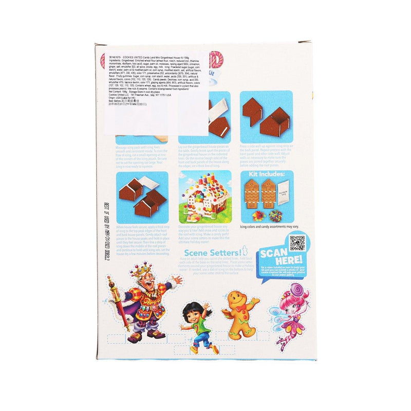 COOKIES UNITED Candy Land Mini Gingerbread House Kit  (198g)