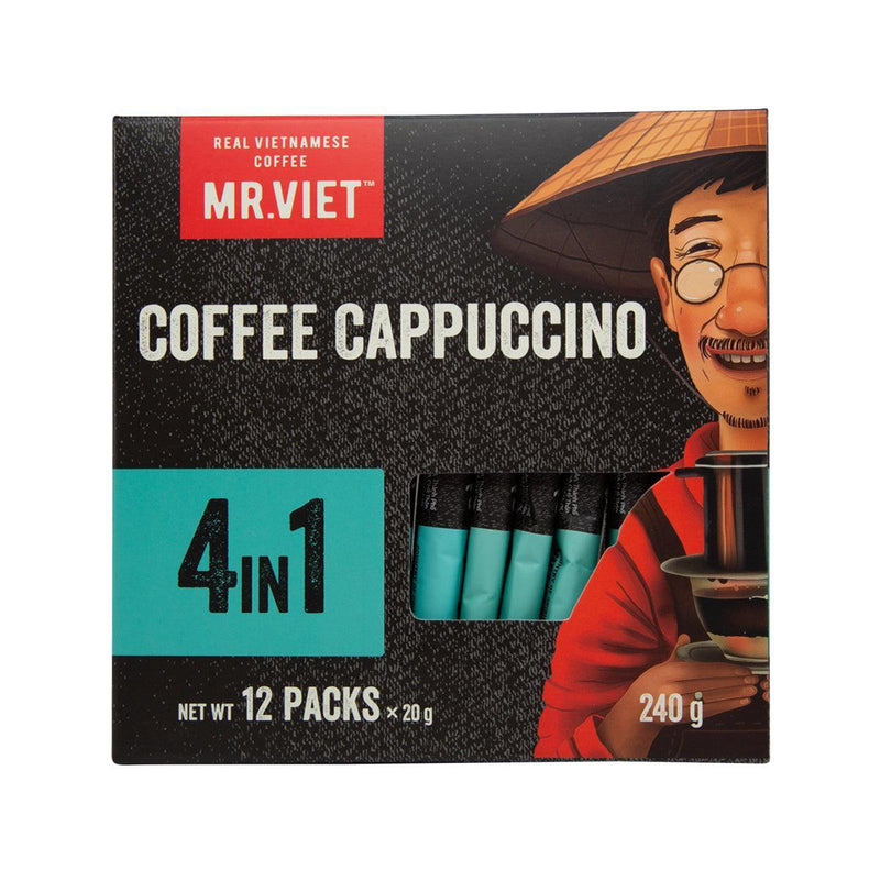 MRVIET Instant Coffee 4-in-1 - Cappuccino  (12 x 20g)