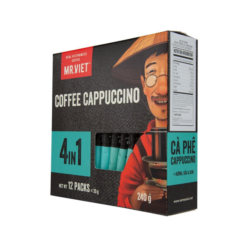 MRVIET Instant Coffee 4-in-1 - Cappuccino  (12 x 20g)