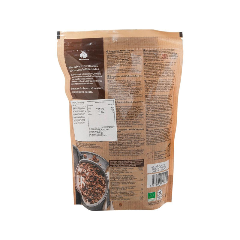 FAVRICHON Organic Gluten Free Chocolate Duo Crunchy Muesli  (375g)