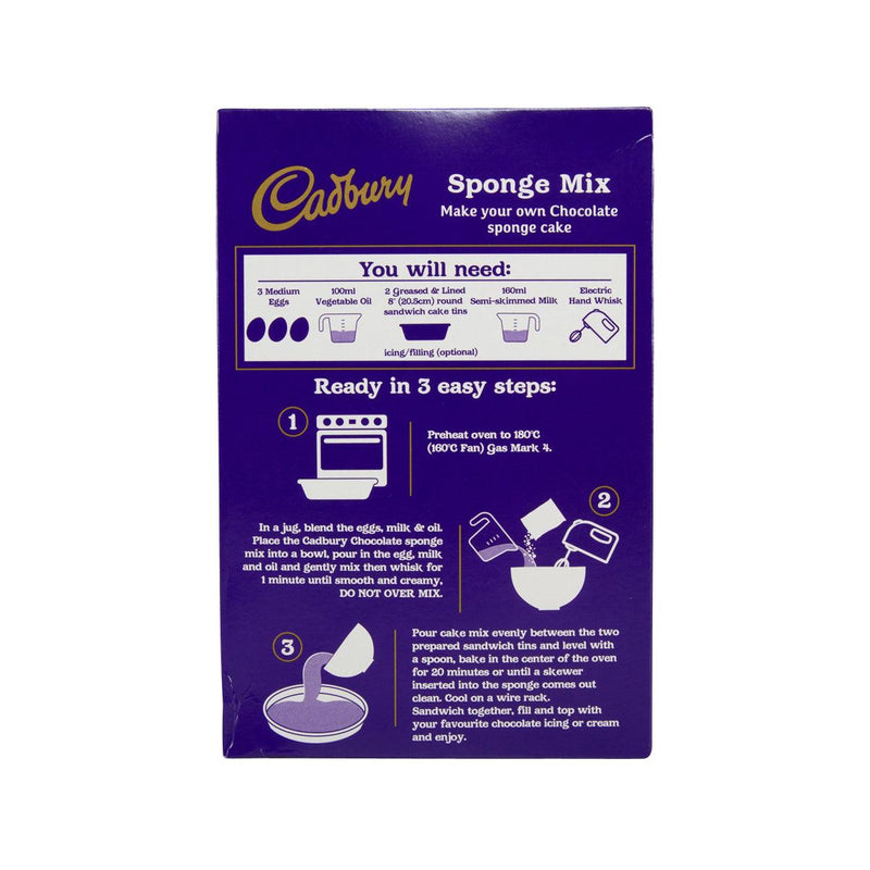 CADBURY Chocolate Sponge Cake Mix  (400g)