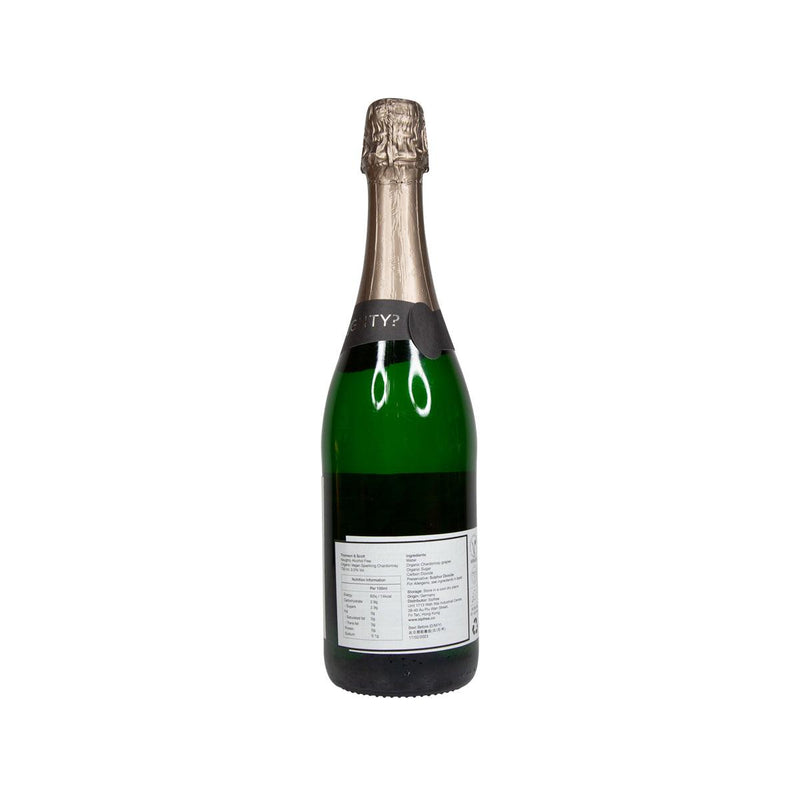 THOMSON & SCOTT Noughty Alcohol-Free Organic Sparkling Chardonnay  (750mL) - city&