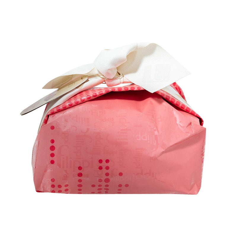 FILIPPI Panettone with Wild Strawberry and Milk Chocolate  (500g)