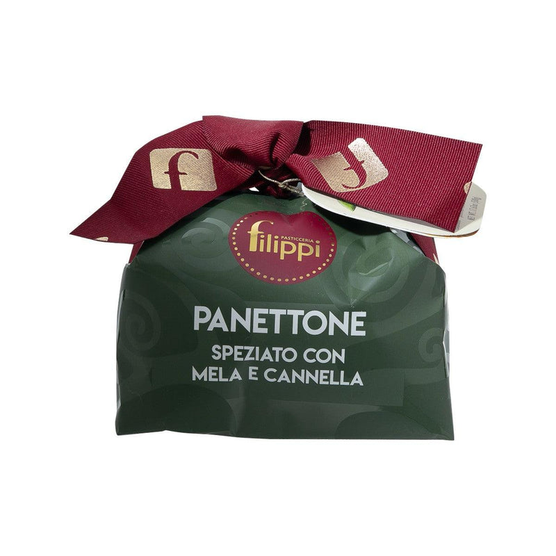 FILIPPI Spiced Panettone with Candied Apple and Cinnamon  (500g)