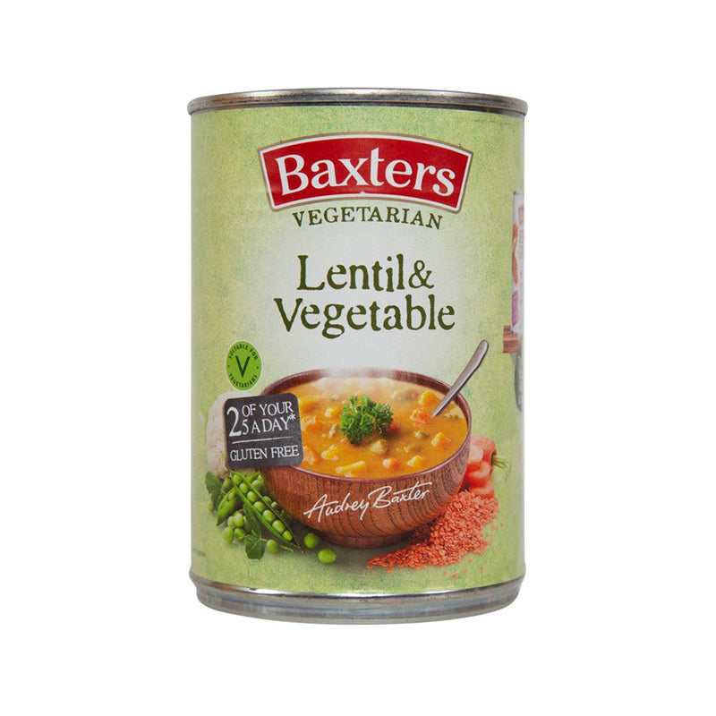 BAXTERS Vegetarian Soup - Lentil & Vegetable (400g)