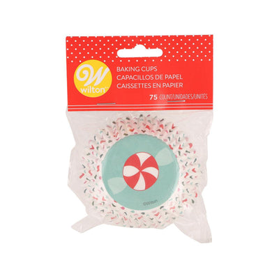 WILTON X'mas Standard Baking Cups - Candy Swirl  (75pcs) - city'super E-Shop