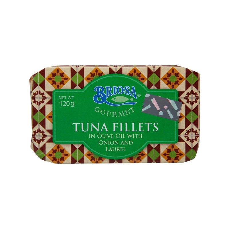 BRIOSA Tuna Fillets in Olive Oil with Onion & Bay Leaf  (120g)