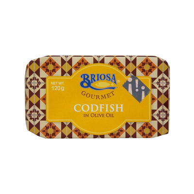 BRIOSA Bacalhau Codfish in Olive Oil, 120g – Gourmet