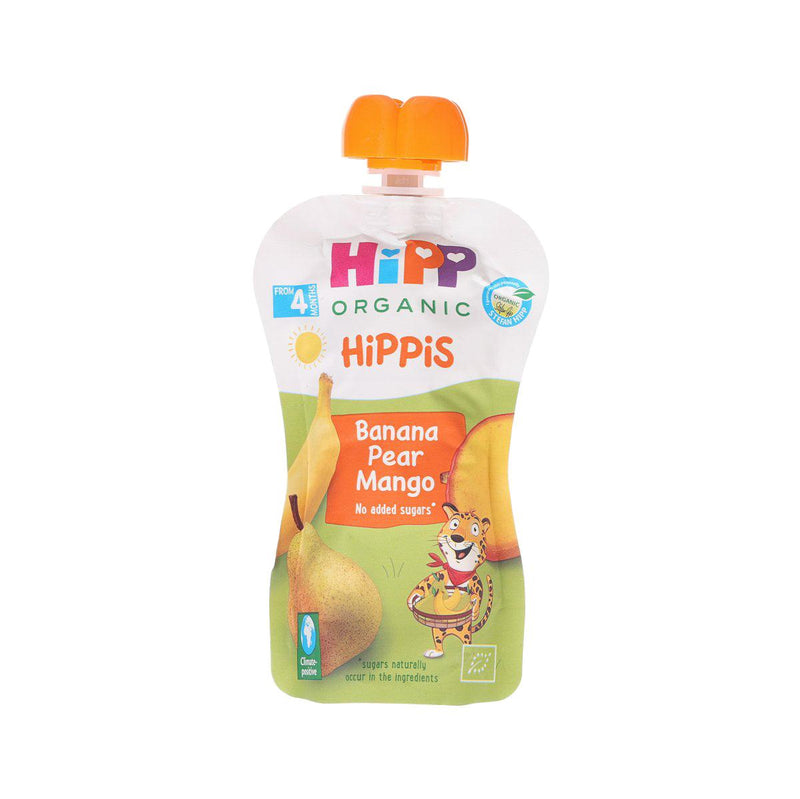 HIPP Organic Fruit Preparation - Banana Pear Mango  (100g, 100g)