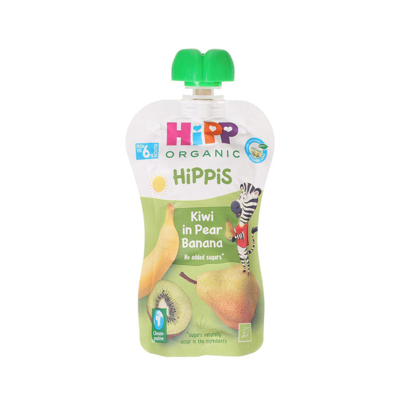 HIPP Organic Fruit Preparation - Kiwi in Pear Banana  (100g, 100g)