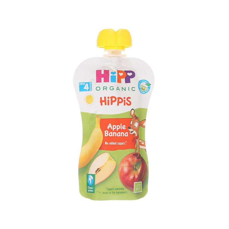 HIPP Organic Fruit Preparation - Apple Banana  (100g, 100g)