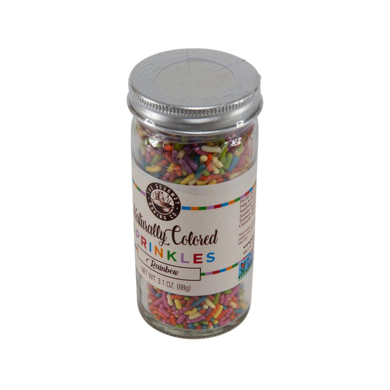 THE GOURMET BAKING CO Naturally Colored Rainbow Sprinkles  (88g) - city&