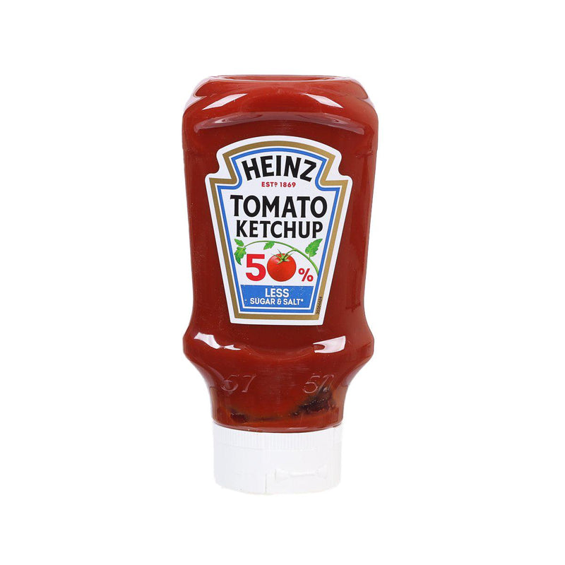 HEINZ 50% Less Sugar and Salt Tomato Ketchup  (435g)