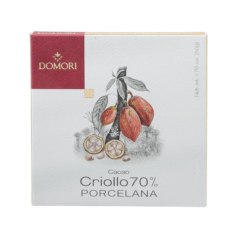 DOMORI Criollo 70% Porcelana 黑朱古力 (50g)