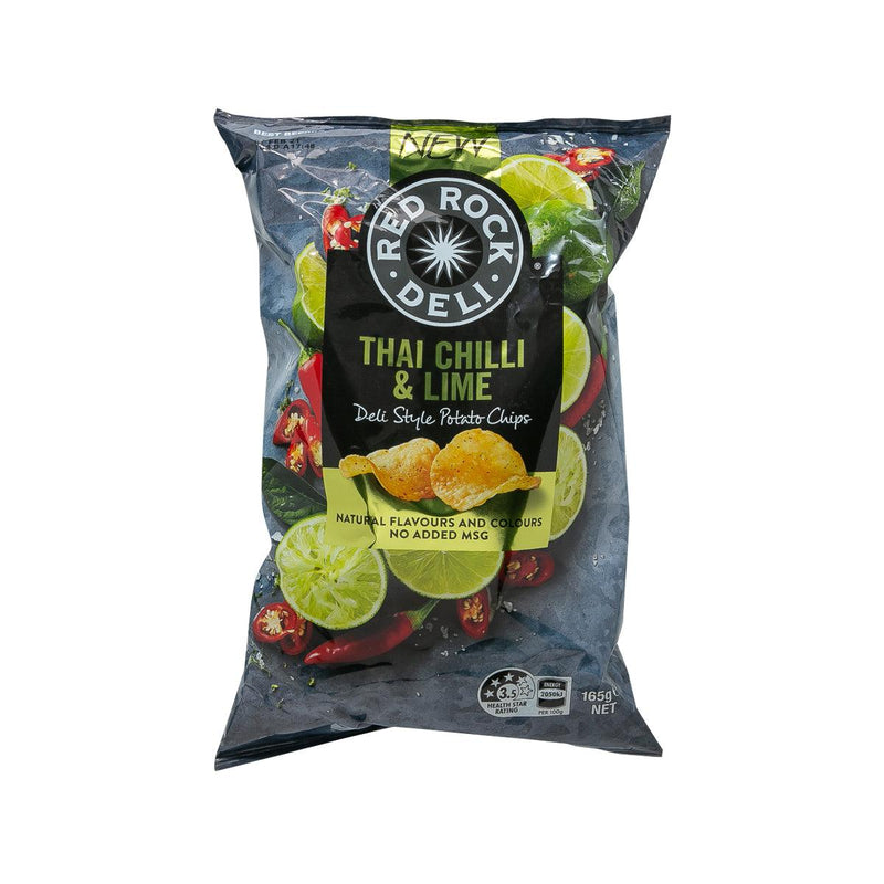 RED ROCK DELI Thai Chilli & Lime Flavoured Potato Chips  (165g)