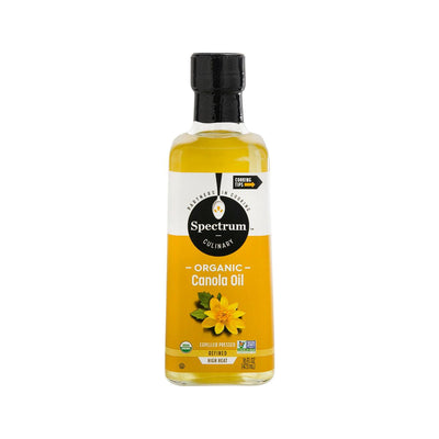 Spectrum Organic Canola Oil, 473mL – High Heat, Refined