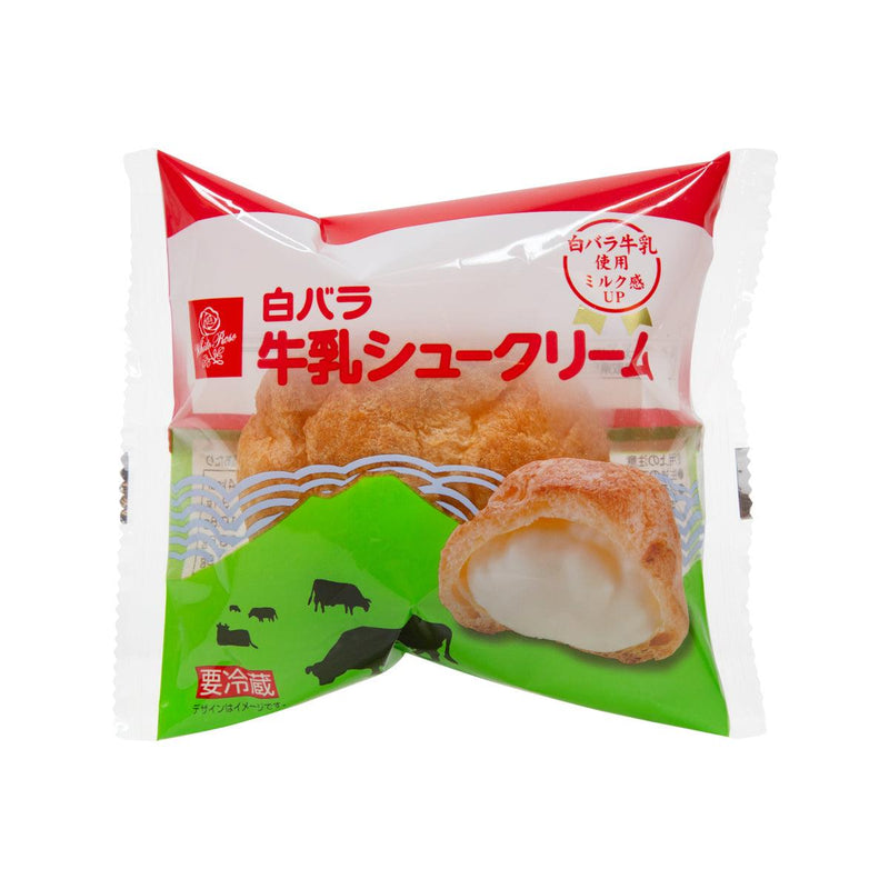 DAISENMILK White Rose Milk Cream Puff  (1pc)