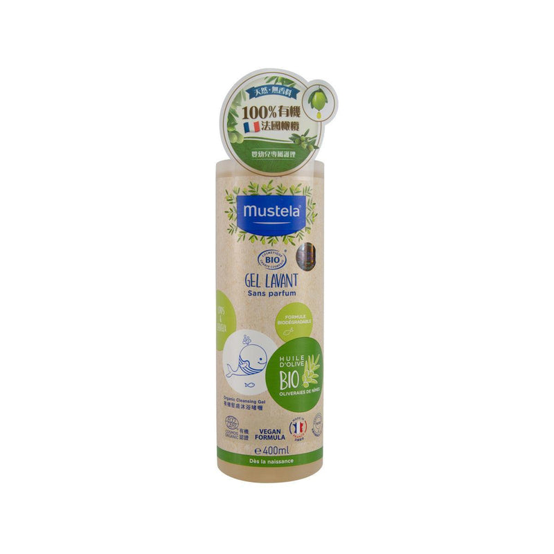 MUSTELA Organic Fragrance-Free Cleansing Gel  (400mL)