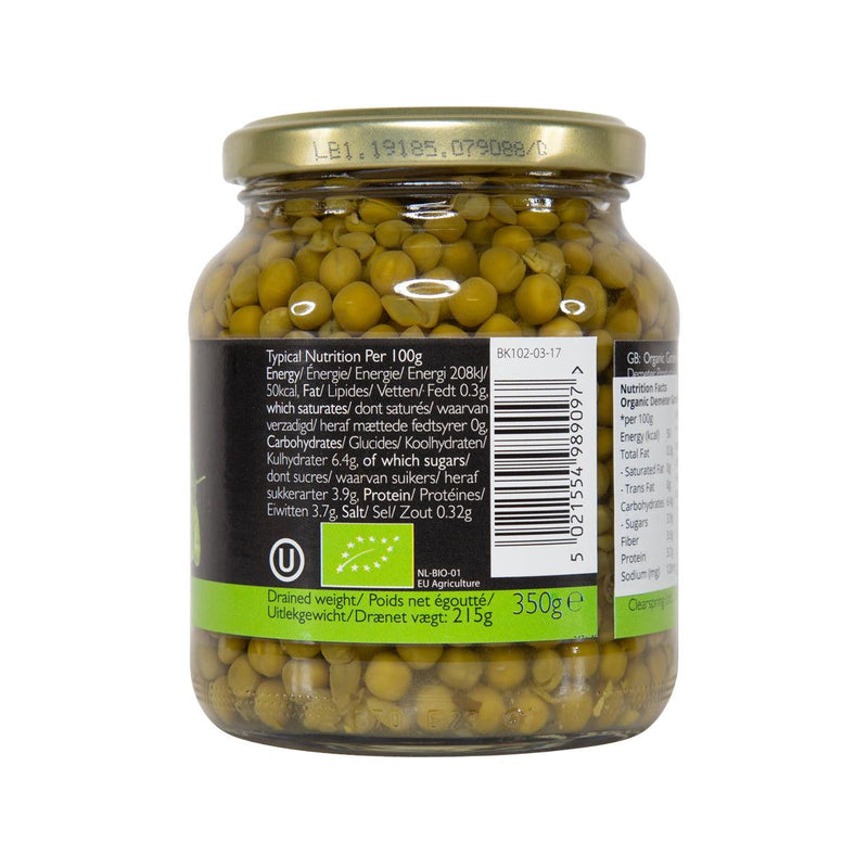 CLEARSPRING Organic Garden Peas  (350g)