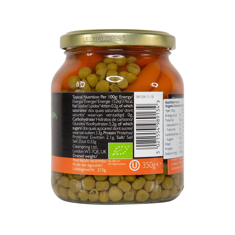 CLEARSPRING Organic Carrots & Peas  (350g)