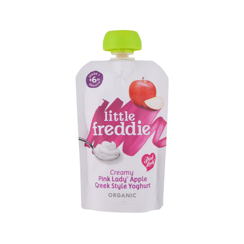 LITTLE FREDDIE Organic Creamy Pink Lady Apple Greek Style Yoghurt  (100g)