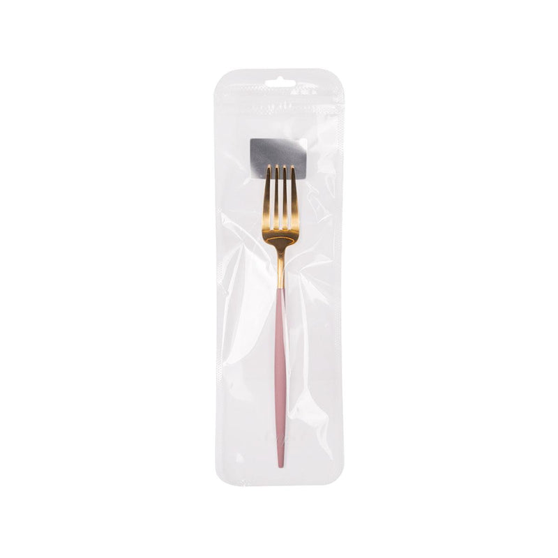 CUTIPOL GOA Dinner Fork - Pink / Gold
