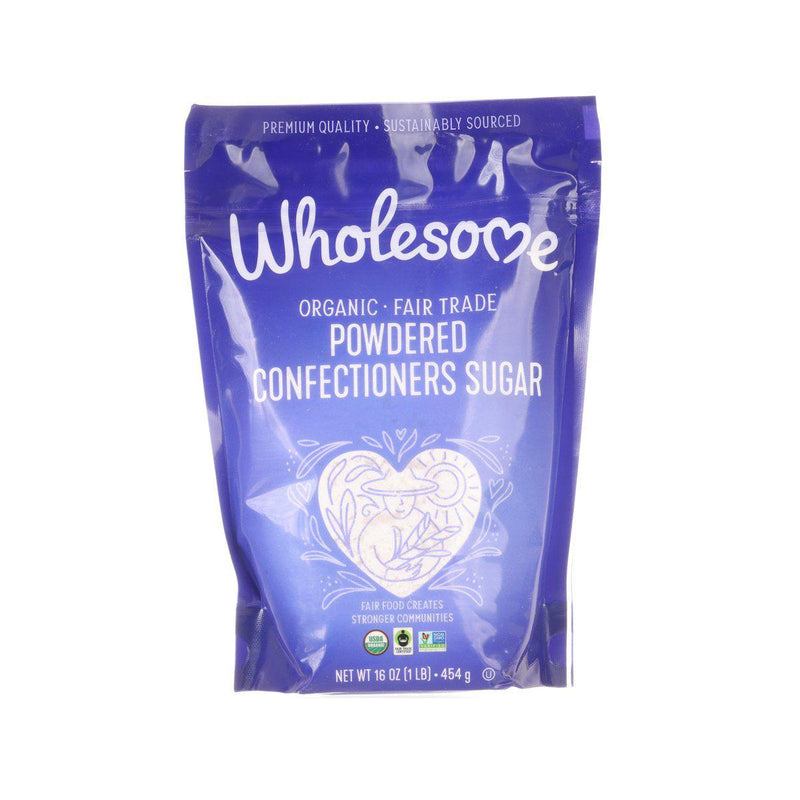 WHOLESOME SWEETENERS Organic Powdered Confectioners Sugar  (454g)