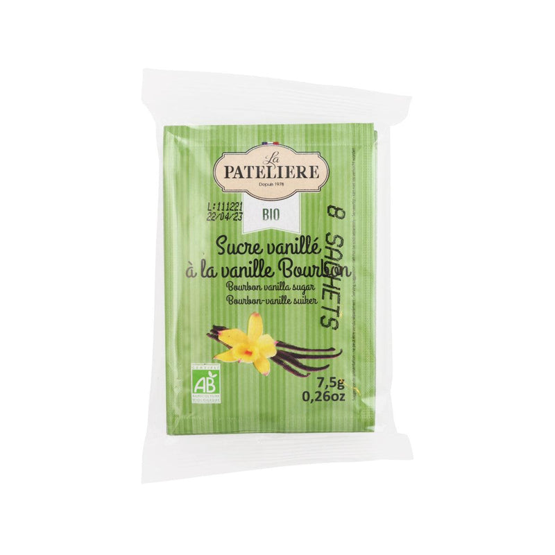 LA PATELIERE Organic Bourbon Vanilla Sugar  (8 x 7.5g)