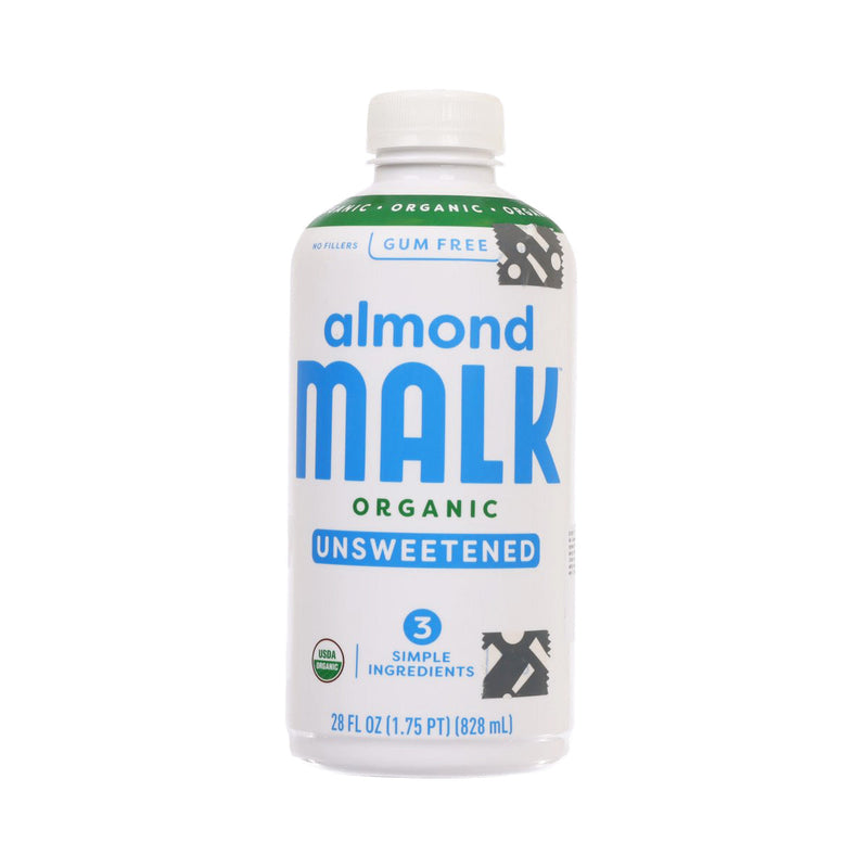 MALK Organic Almond Drink - Unsweetened  (828mL)