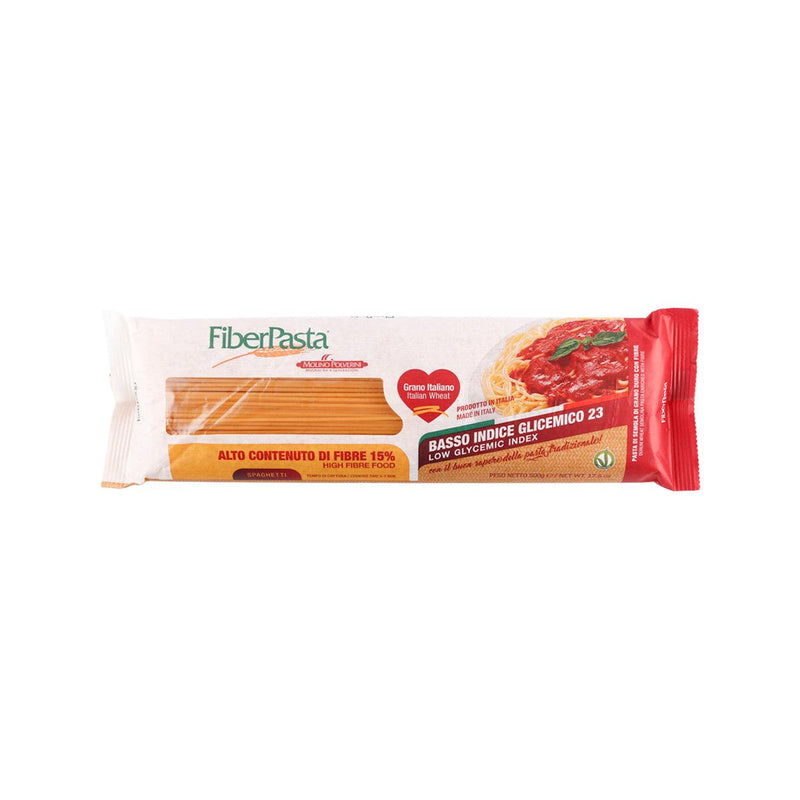 FIBERPASTA Low Glycemic Spaghetti, 500g – High Fiber, Vegan