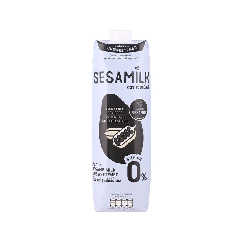 SESAMILK Unsweetened Black Sesame Milk  (1L)